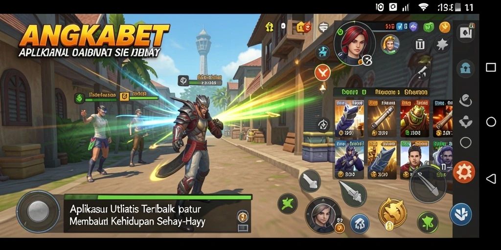 Tampilan utama ANGKABET dengan fitur utilitas yang lengkap.