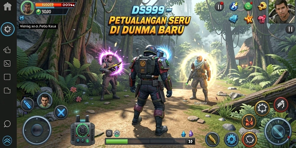 Gameplay seru dengan grafik menawan di DS99.