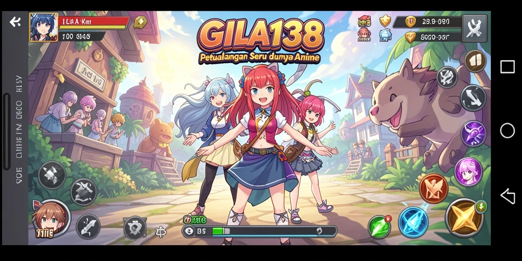 Tampilan menarik dari gameplay GILA138 yang penuh aksi Anime.