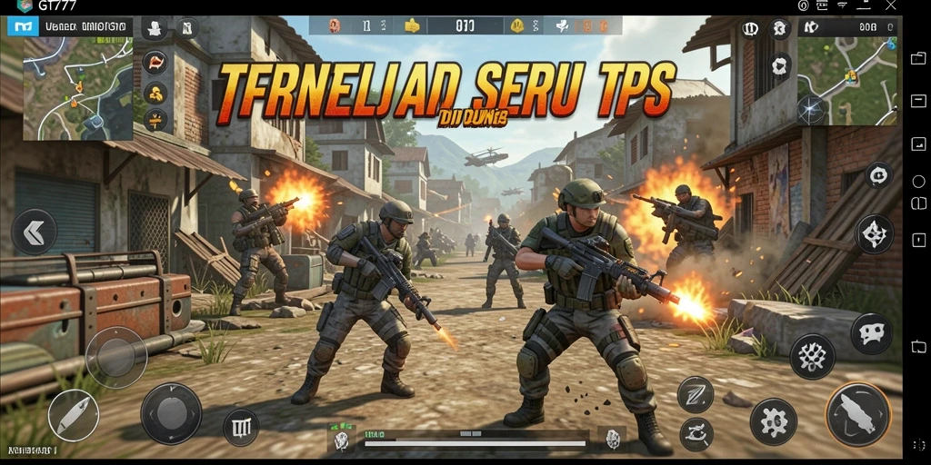 Gameplay GT777 menampilkan aksi menegangkan dalam pertempuran TPS.