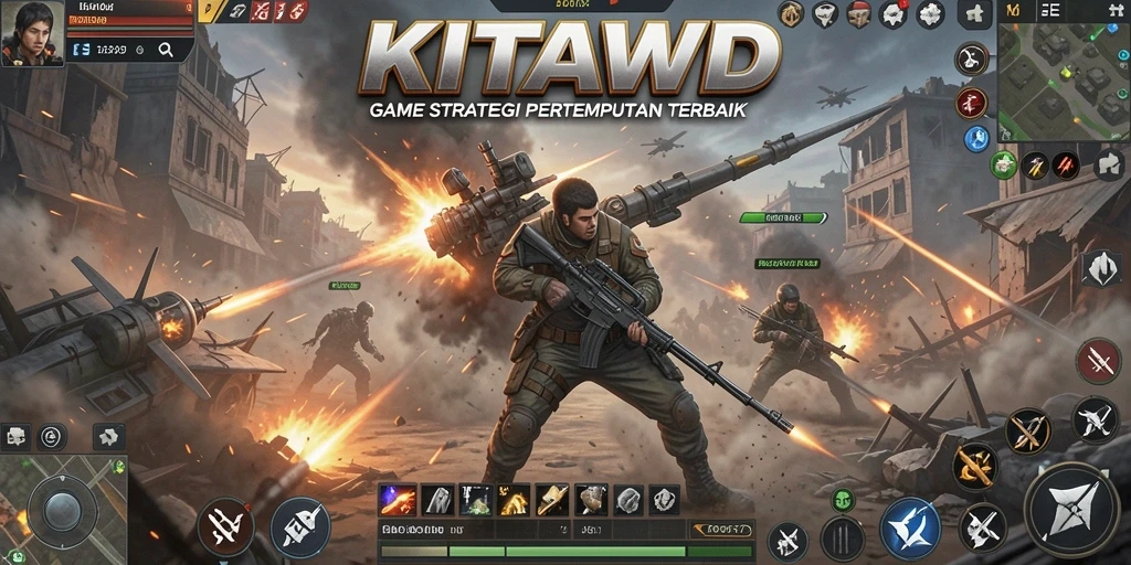Gameplay <strong>KITAWD</strong> yang menegangkan dan strategi pertempuran yang mendalam.