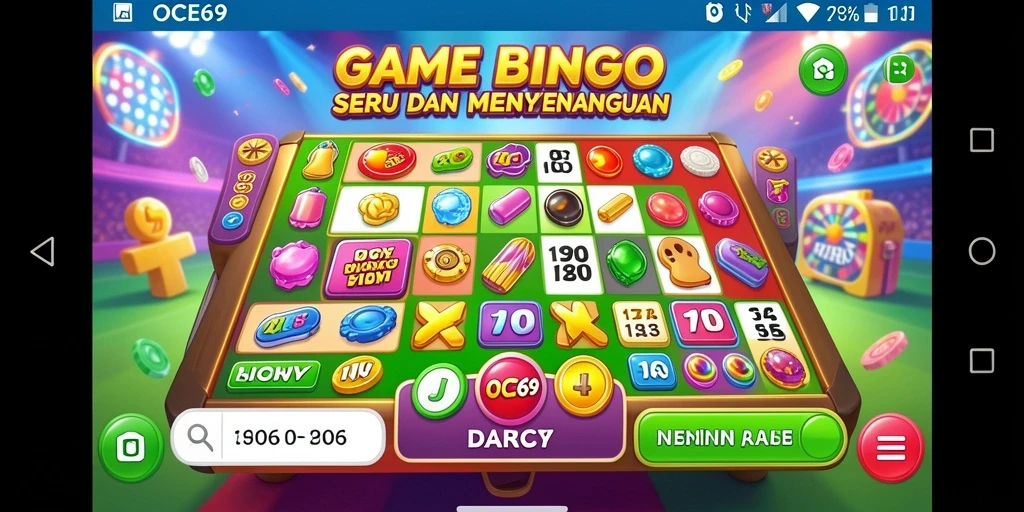 Tampilan screenshot gameplay Bingo yang seru dan menarik di OCE69.