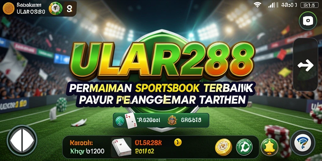 Tampilan screenshot gameplay ULAR288 saat bertaruh pada pertandingan olahraga.